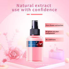 Heißer Verkauf100% reine organische natürliche Inhaltsstoffe Schrumpfen Poren Feuchtigkeitsspendendes Gesichtswasser Rosenwasser Hydrosol Gesichtsspray